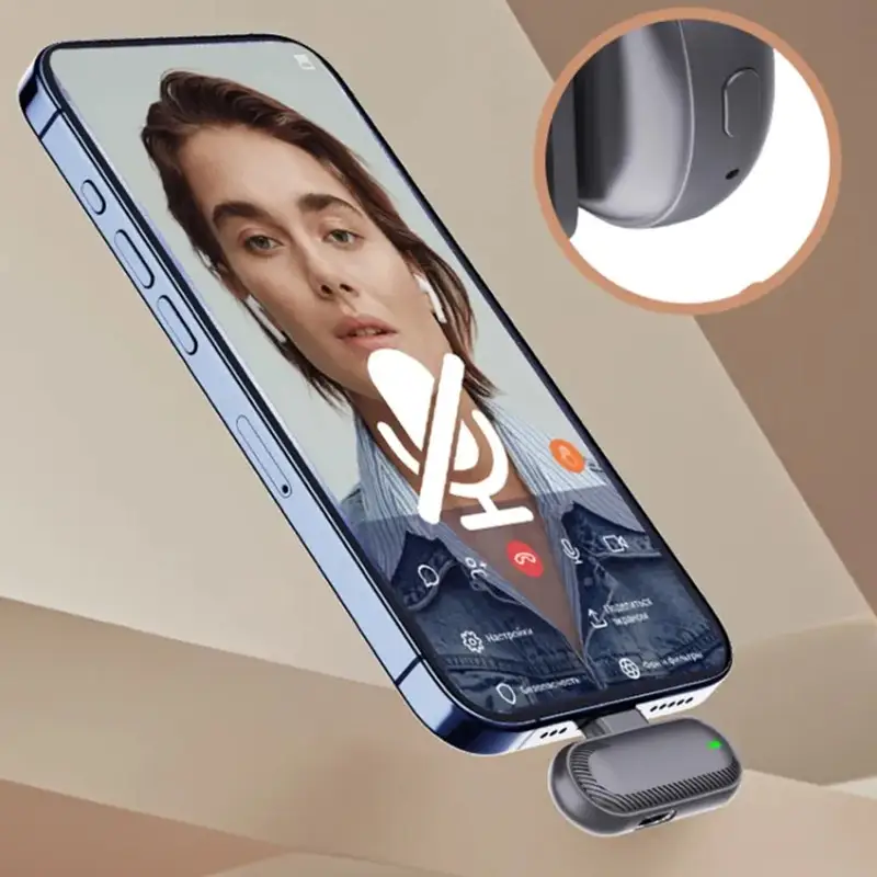 میکروفن یقه ای مدل SX19-TYPEC 2xMic — تصویر 7